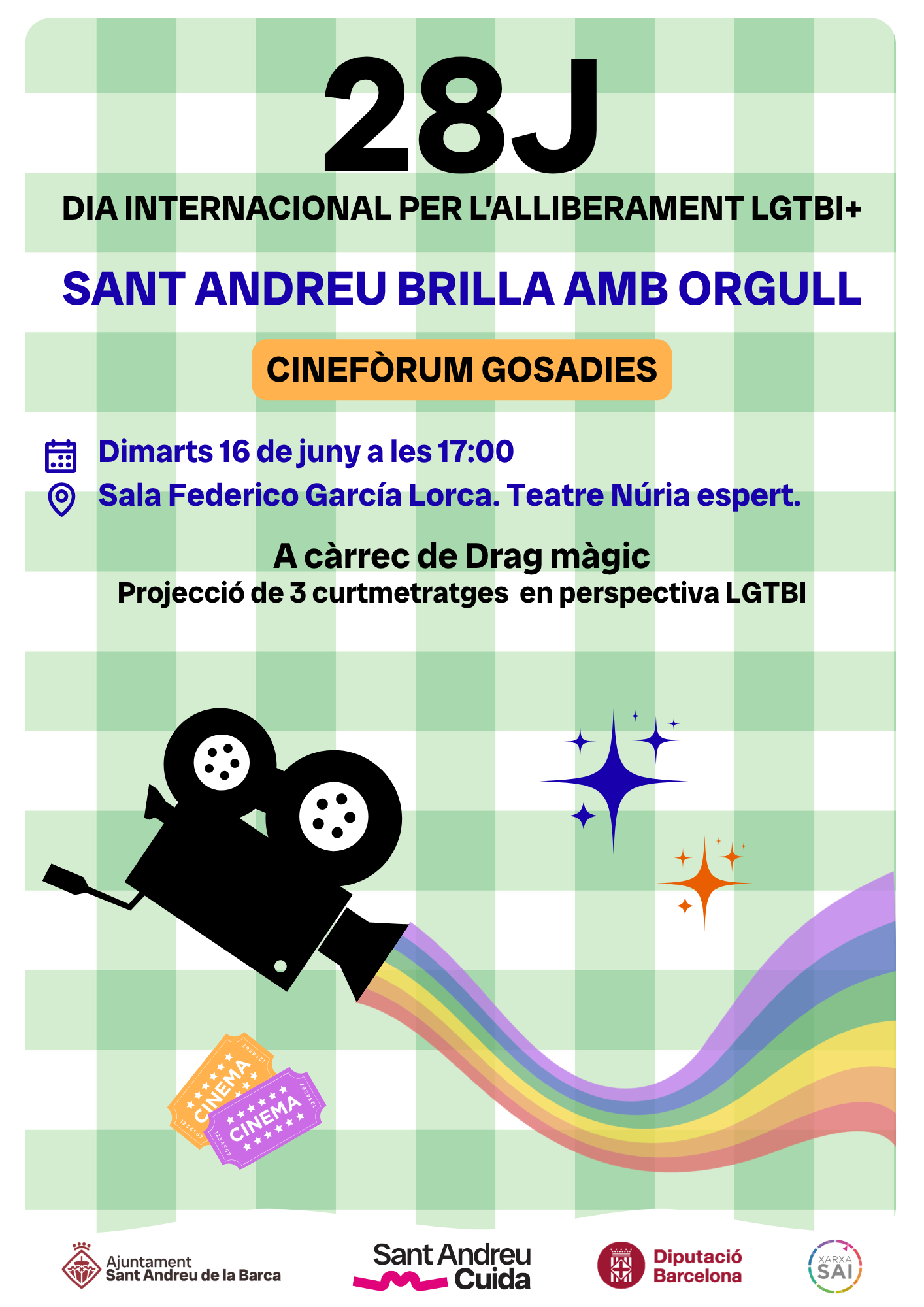  CINEFÒRUM GOSADIES. 3 CURTMETRATGES EN CLAU LGTBI+ A 